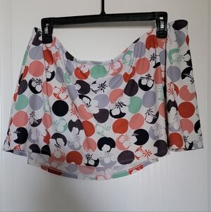 Colorful Patterned Women's Swim Skirt